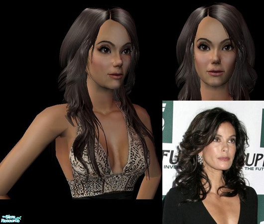 Sims 2 — Teri Hatcher / Susan (Desperate Houswives) by halfasian751 — This is my first celebrity sim, and I think it