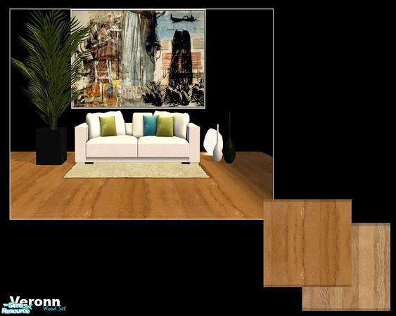 Sims 2 — Veronn Wood Set by Veronn — Parquet.
