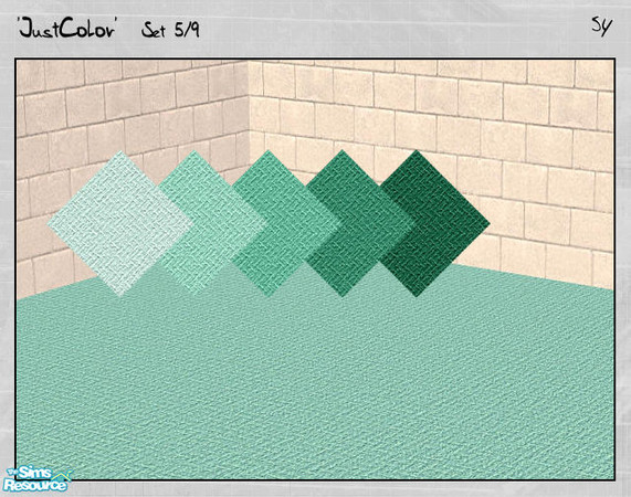 Sims 2 — [sy] Floors \'Just Color\' - Set 5/9 by adeyaka — 