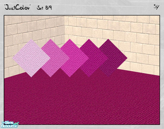 Sims 2 — [sy] Floors \'Just Color\' - Set 8/9 by adeyaka — 