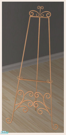 Sims 2 — Elegans Blue recolor -Easel by Elize-37sims — Recolor of the Elegans Living room.