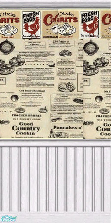 Sims 2 — Country Kitchen Wallpaper by angmanning — I love this country kitchen wallpaper!! Hope you enjoy!