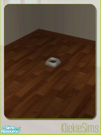 Sims 2 — Recolors - Good Value Petbowl - Grey  by kliekie — 