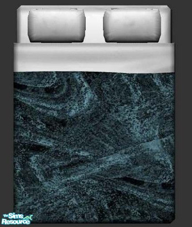 Sims 2 — Blue Marble Bedding by briachant — Blue Marble Bedding