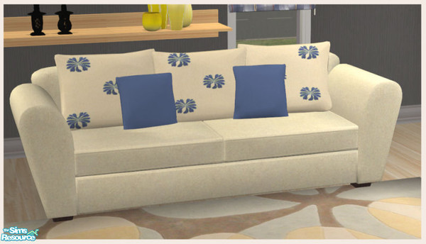Sims 2 — Elegans Blue recolor - Sofa by Elize-37sims — Recolor of the Elegans Living room.The sofa recolors seperate and