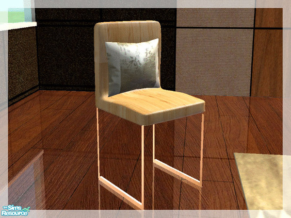 Sims 2 — Vivalto Dining and recolors - Dining chair in light wood by kibanahnah — a light wood recolor.You can mix and