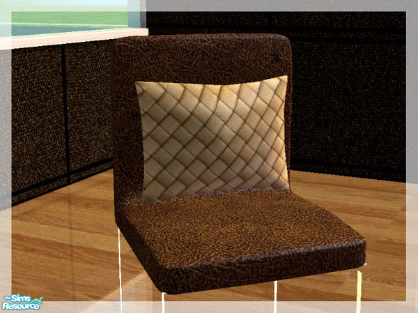 Sims 2 — Vivalto Dining and recolors - chair cushion recolor beige by kibanahnah — a beige recolor of the cushion.