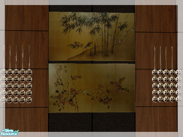 Sims 2 — Vivalto Dining and recolors - Painting by kibanahnah — this is the mesh