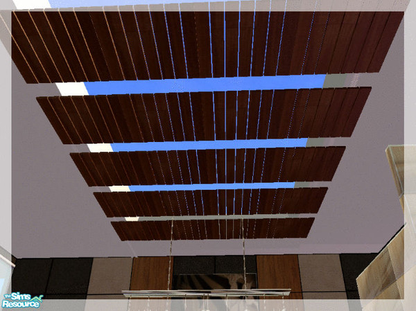Sims 2 — Vivalto Dining and recolors - Ceiling beams by kibanahnah — this is the mesh.