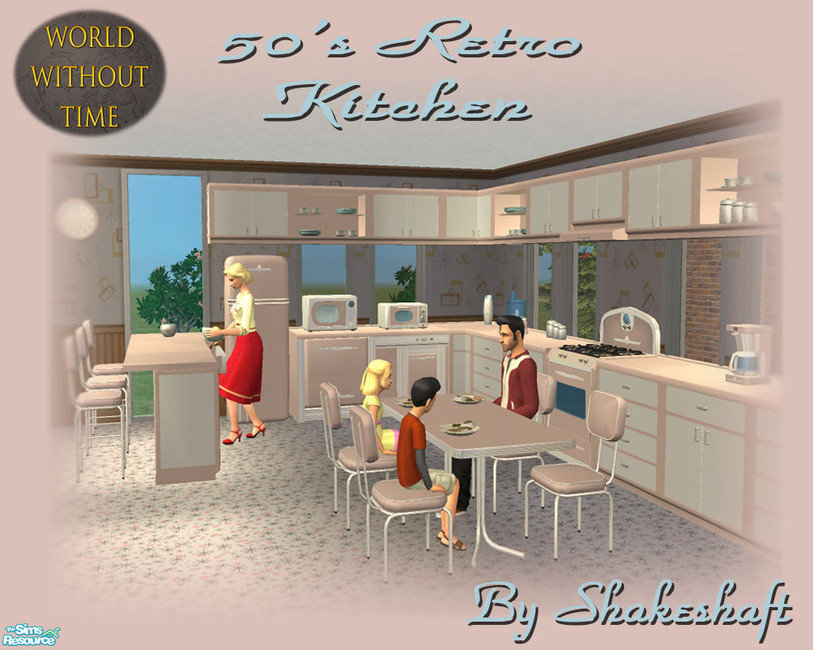 The Sims Resource 50s Retro Kitchen
