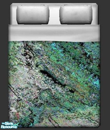 Sims 2 — Jaded Wall Bedding by briachant — Jaded Wall Bedding