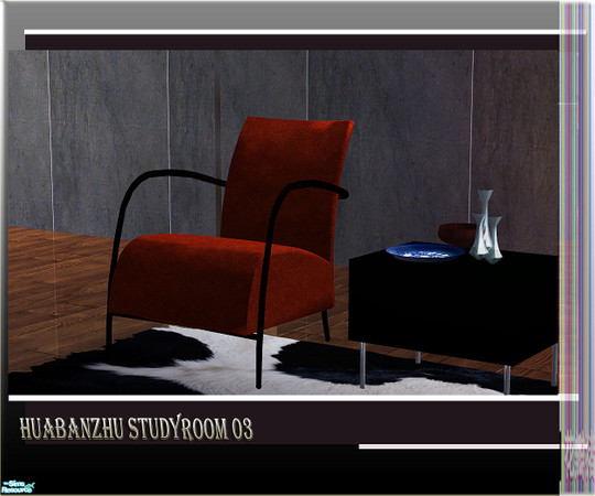 Sims 2 — Huabznhu Studies room 03 - armchair by huabanzhu — 