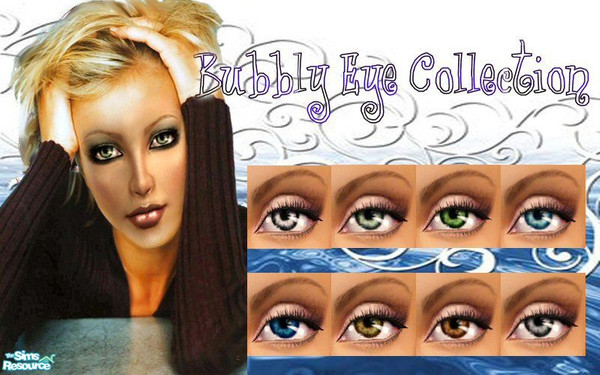 Sims 2 — VF Bubbly Eye Collection by fortunecookie1 — Let these eight new eye colors bring out the bubbly in your sims