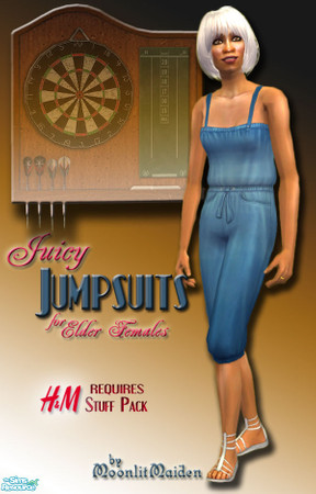 Sims 2 — H&M Juicy Jumpsuits for Elder Females - Blueberry by moonlitmaiden — Tired of few decent clothes for elders?