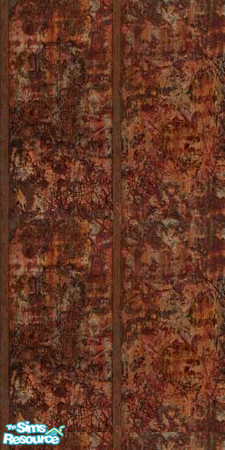 Sims 2 — Rusty Wall by Dr. Macabre — Now we know why we don't use metal for the exterior