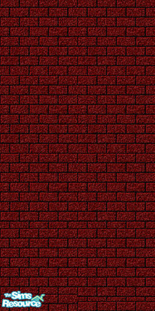 Sims 2 — Dark Red Brick wall by Dr. Macabre — Dark red, how nice....hehehehehehehehe