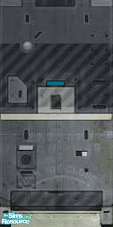 Sims 2 — Metal wall 3 by Dr. Macabre — Third of 5