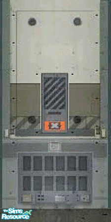 Sims 2 — Metal wall 2 by Dr. Macabre — Second in a set of 5