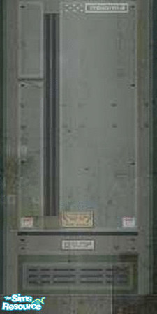 Sims 2 — Metal wall 1 by Dr. Macabre — One of 5 that work well together. Have some more Doom3 in the Sims.