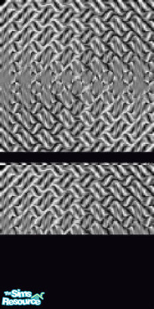 Sims 2 — Metallic Classic by KingDalt777 — A high-tech metallic designer wall.