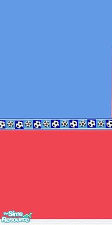 Sims 2 — Football madness by eglitterbug — Any football mad sim would love this duo.Top is plain blue and bottom is plain