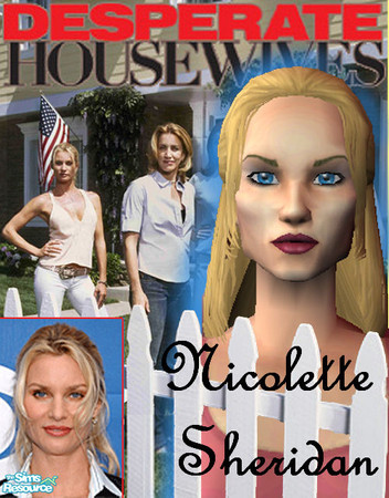 Sims 2 — Nicolette Sheridan by Trash — better known in the role of the serial divorcee Edie Britt in desperate housewives