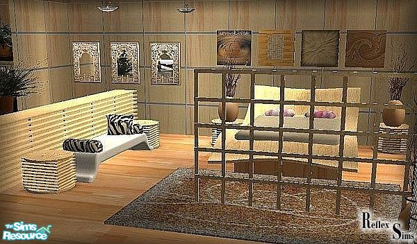 Sims 2 — Reflex_PeaceBedroom_LightRecol by Reflexionistin — This is a Recol, you nedd the original Mesh to use these