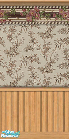 Sims 2 — Fig Asheville Light Wood 2 by Quiltreker — This is one of 4 walls in the Southern Charm Fig Collection Asheville