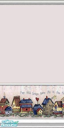Sims 2 — May This House Have Joy 1 by Lorah — Christian coverings priced $1.00. Affordable from the poorest to the