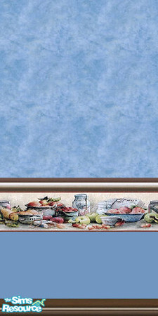 Sims 2 — Patience in the Kitchen (country) by Lorah — Christian coverings priced $1.00. Affordable from the poorest to