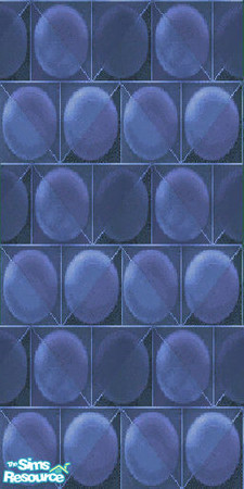 Sims 2 — Blue retro wall by nicholebussell — 1 Of 6 Colors for this pattern.