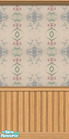 Sims 2 — Fadded Pattern by TSR Archive — Although this paper was well cared for, it clearly has seen a bit too much sun