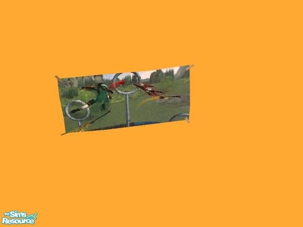 Sims 2 — Ron Room Quidditch Poster 1 by luvs10s — Ron Weasley is Harry Potter's best friend and a huge supporter of the