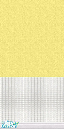 Sims 2 — Splash of Yellow Tiles by Rumpelteazer — A peaceful, zen-like balance between yellow and not-yellow. Perfect for