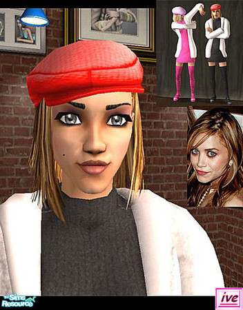 Sims 2 — Mary-Kate Olsen by ive — ...with an added birth mark...