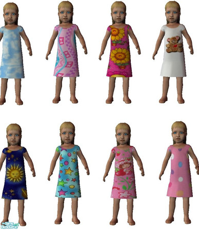 Sims 2 — Toddler nightie by janicap — Toddler nighties