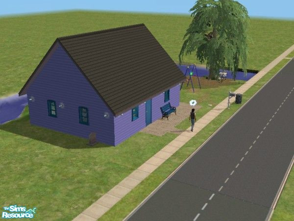 Sims 2 — Willow walk, 7 by cwykes — unexpectedly available due to death of owner. Starter house with second hand