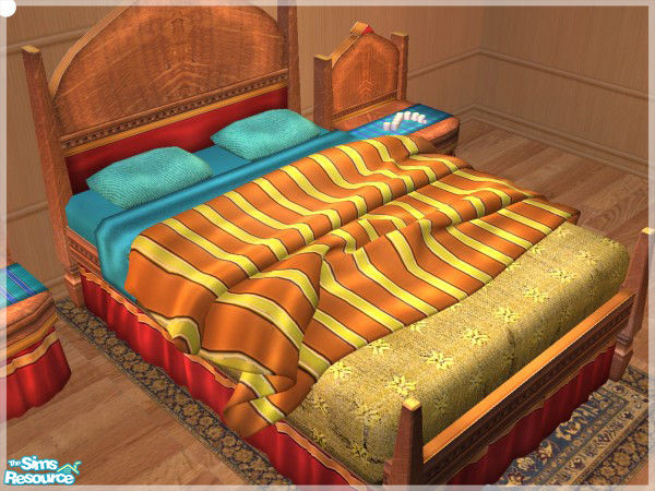 Sims 2 — Burj Decoration Sheet - rec2 by senemm — A classy and vibrant bedroom set inspired by Dubai\'s Burj Al Arab. The