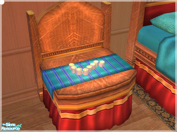 Sims 2 — Burj Decoration Sheet 2 - rec3 by senemm — A classy and vibrant bedroom set inspired by Dubai\'s Burj Al Arab.