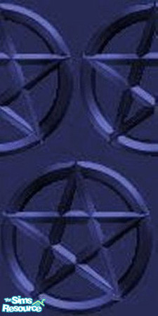 Sims 2 — blue by twistedstar — with pentagrams