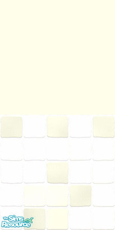 Sims 2 — MDP Off-White Half Solid-Tile by MelandStv — There are 10 colours and 2 textures for a total of 20 walls in this