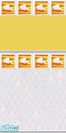 Sims 2 — SoSm(S2)17FishTilewl by SouthernSimmer — Tiled wall by Southern Simmer.