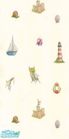 Sims 2 — Beach View by Goldiloxx — Beach items.