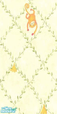 Sims 2 — Monkey Around by Goldiloxx — A fun design for sims with a sense of humour.