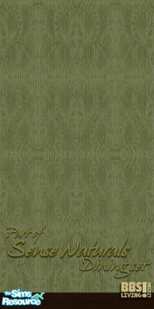 Sims 2 — Sense Naturals Dining, Wallpaper green p by BetterbeSim — Wallpaper with a subtle green pattern.