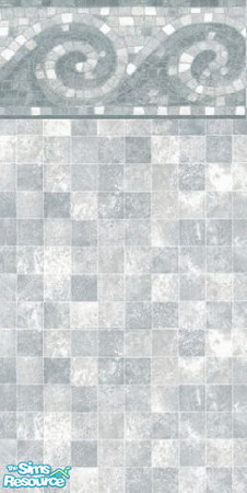 Sims 2 — Blue Tile 1 by TSR Archive — Light blue color for Bathroom