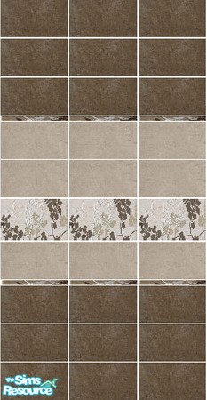 Sims 2 — Brown bathroomwall by suffeliresource — This beautifull wall is excellent for bathrooms. Enjoy!