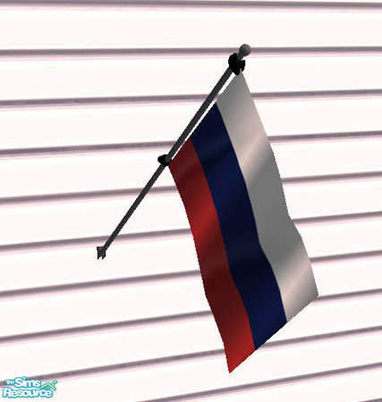 Sims 2 — Flags for your Home - Russia by Gamerg — This is the Flags for the Home Series Russia Flag.