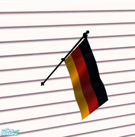 Sims 2 — Flags for your Home - Germany by Gamerg — This is the Flags for the Home Series Germany Flag.