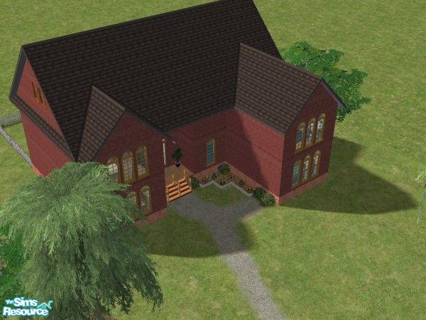 Sims 2 — Ashley Forest West #1 by jenwar — Inspired by real houses in my neighborhood, this traditional home is large